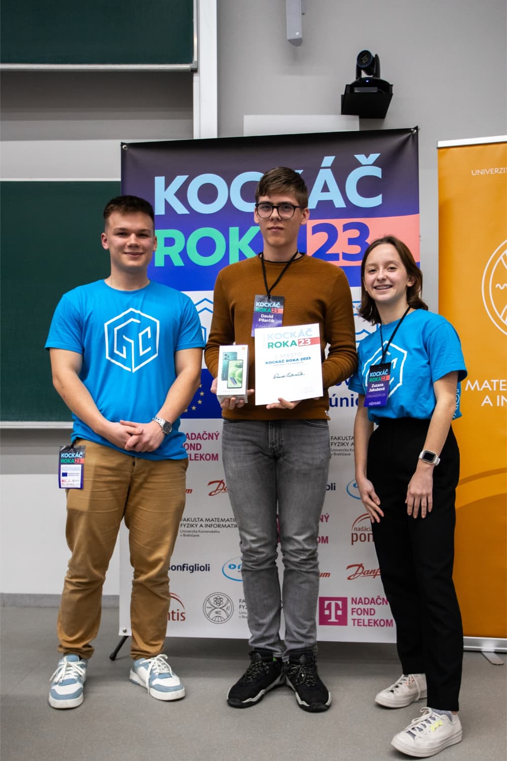 David Pilarčík ako finalista Kockáča Roka
