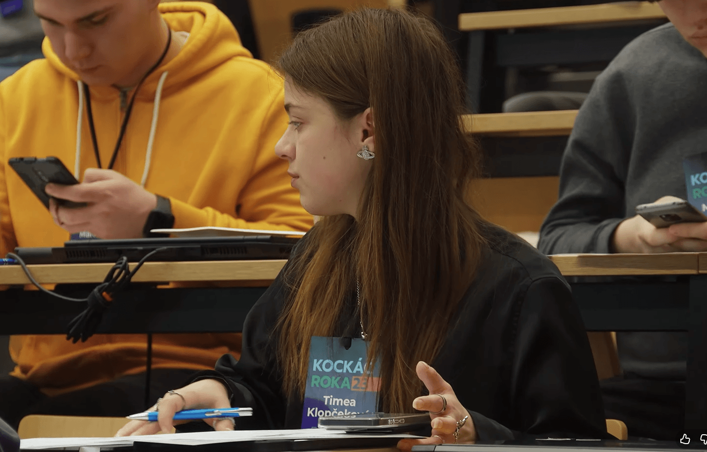 Timea Klopčeková ako finalistka Kockáča Roka