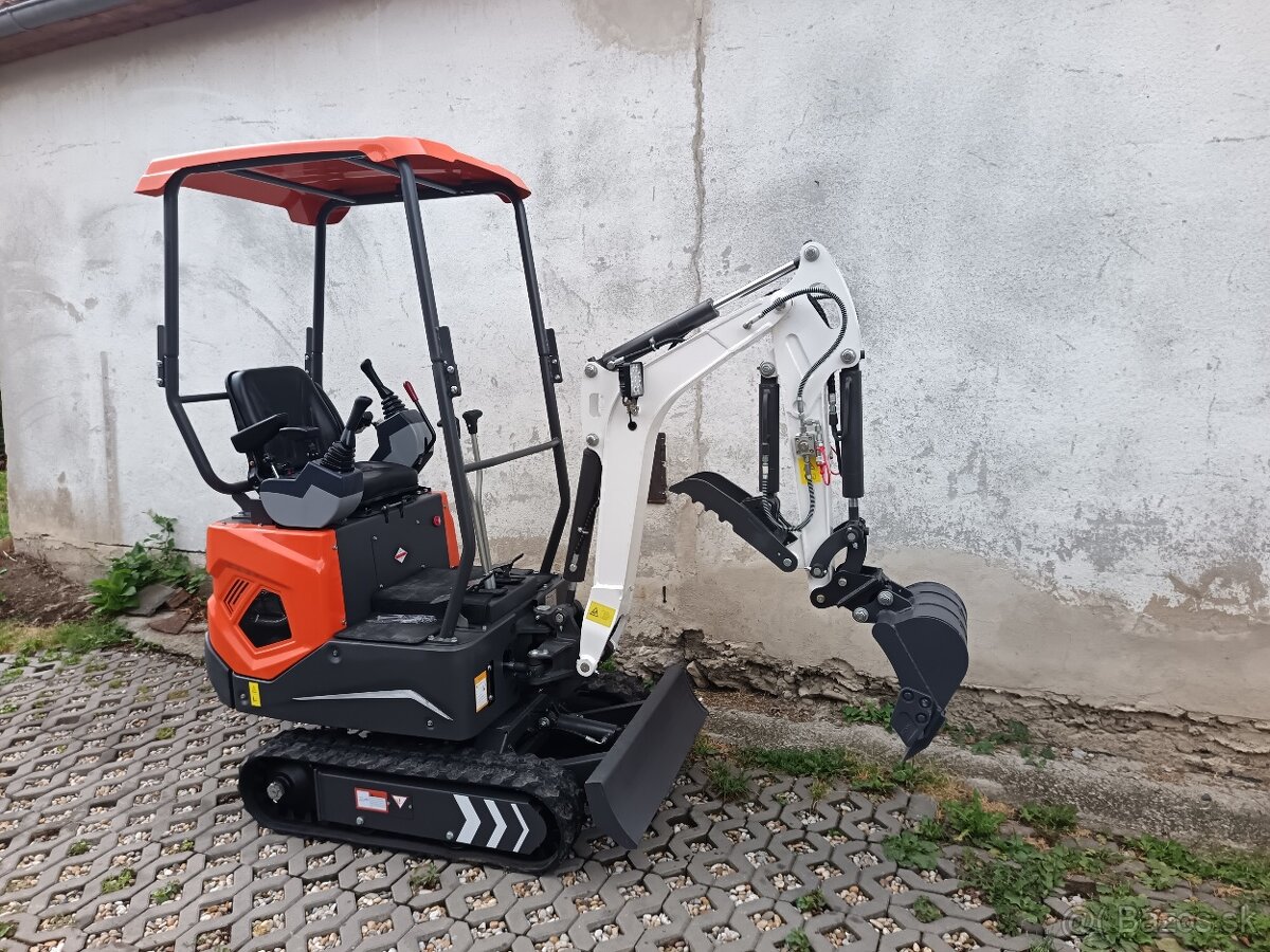 Prenájom minibagra s obsluhou Považská Bystrica
