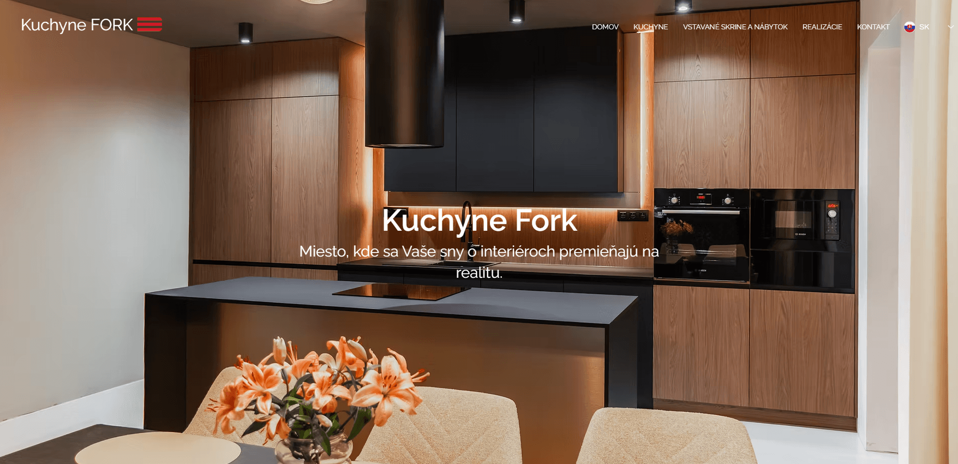 Kuchyne Fork web