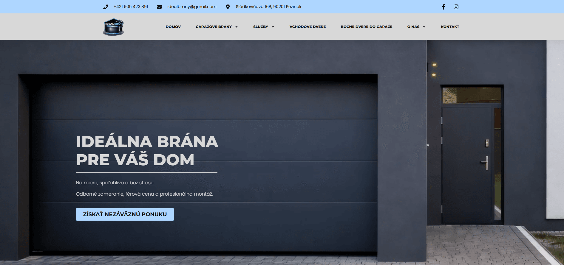 Ideál Brány web