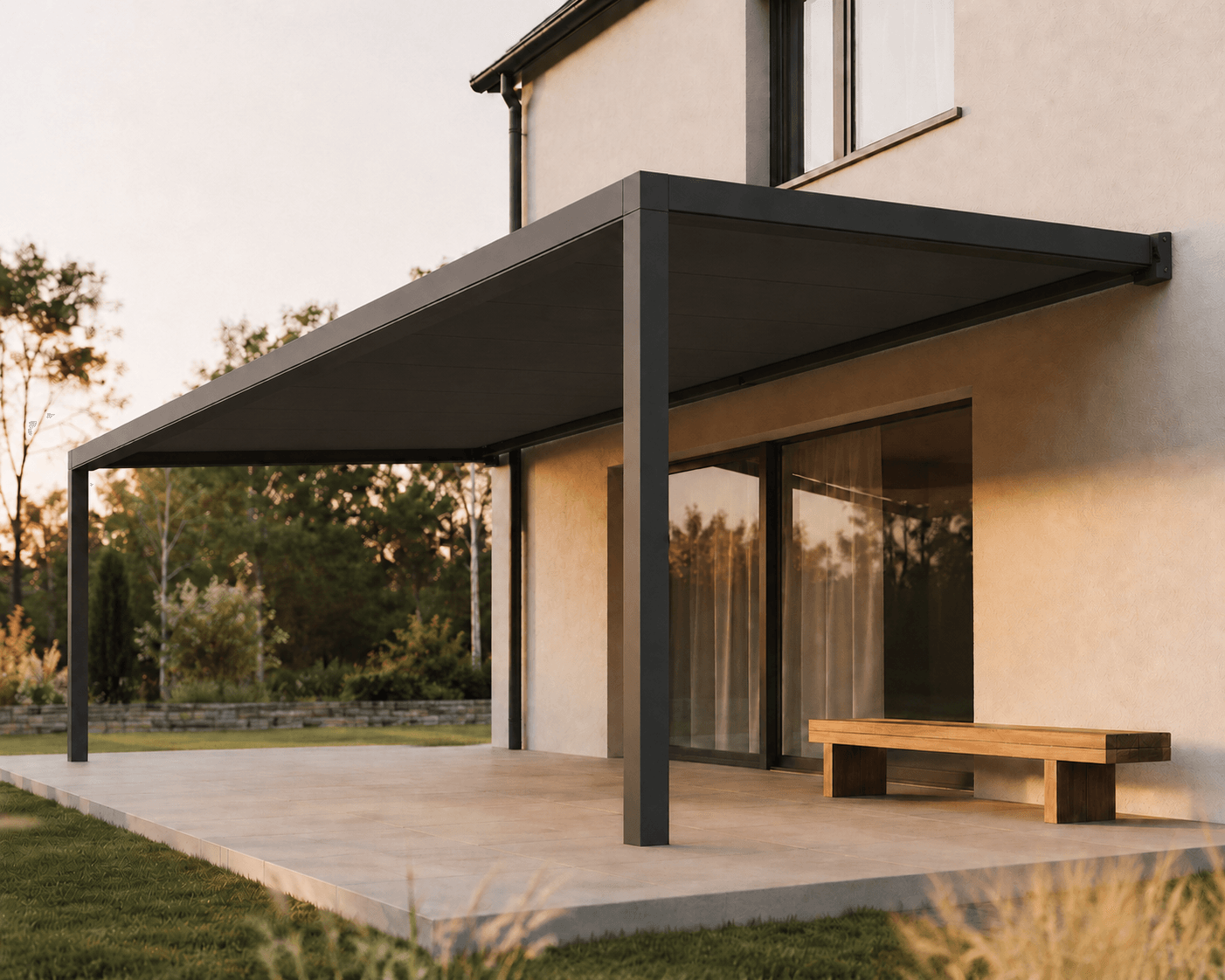 Pergola charcoal